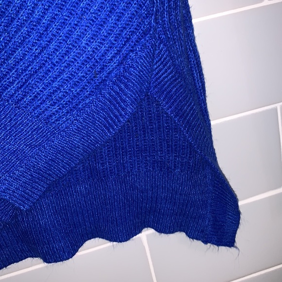 Bright Blue Oversized Sweater - Picture 9 of 12